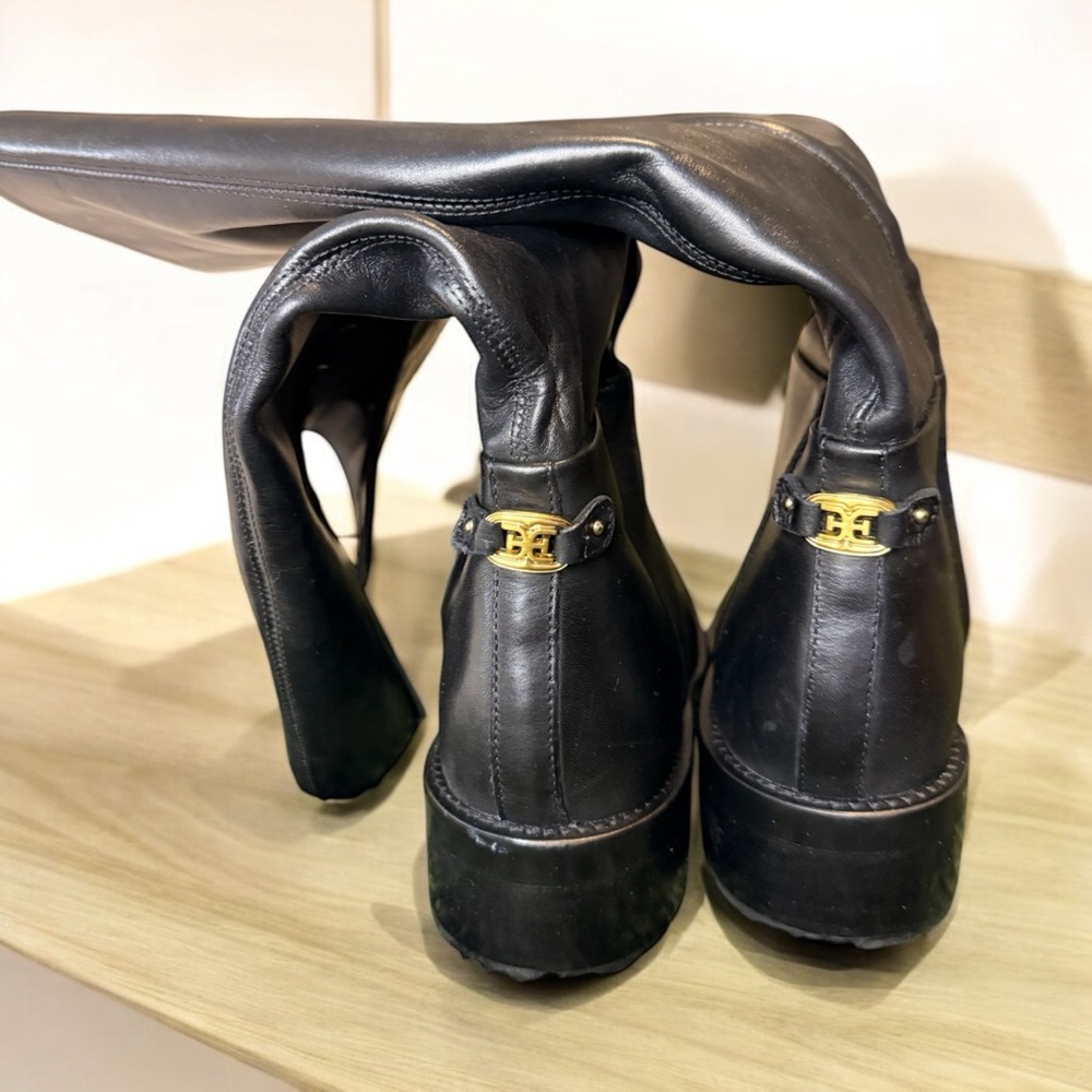 Sam Edelman Black Calf Boots Sz 7